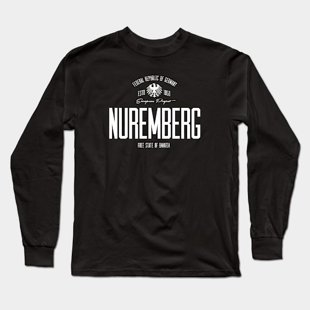 Germany, Nuremberg Long Sleeve T-Shirt by NEFT PROJECT